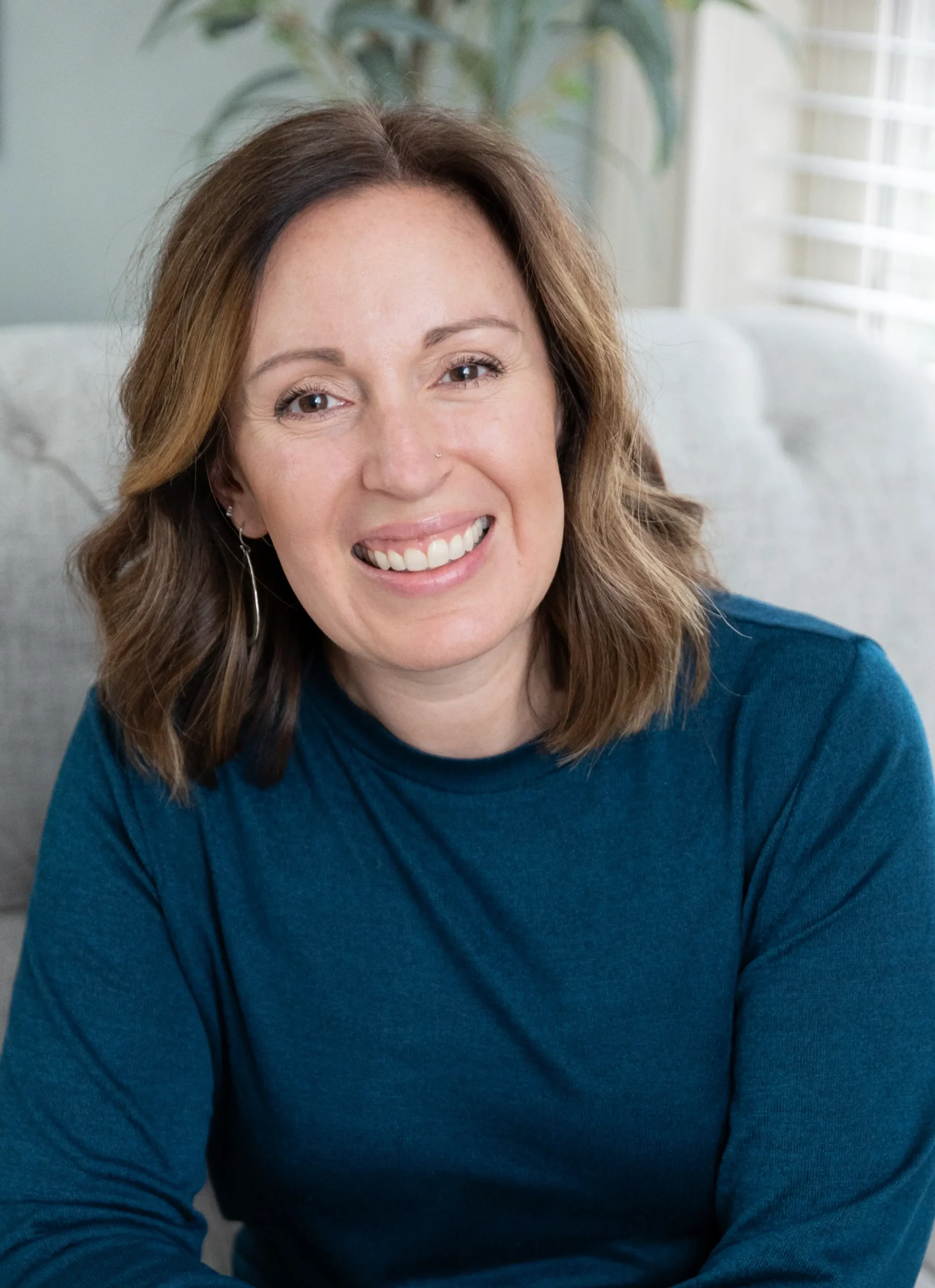 Smiling woman portrait